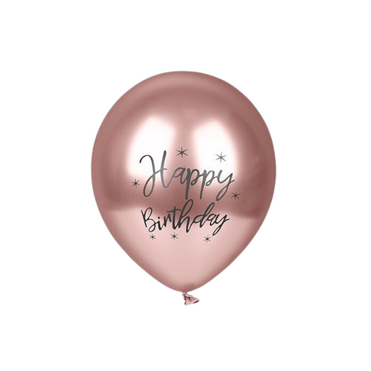 Happy Birthday Balloon - Light Pink