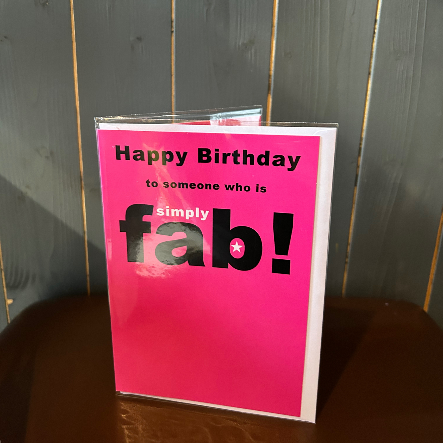 Happy Birthday Card - For Someone Fab