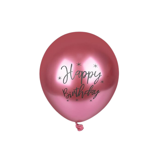 Happy Birthday Balloon - Pink