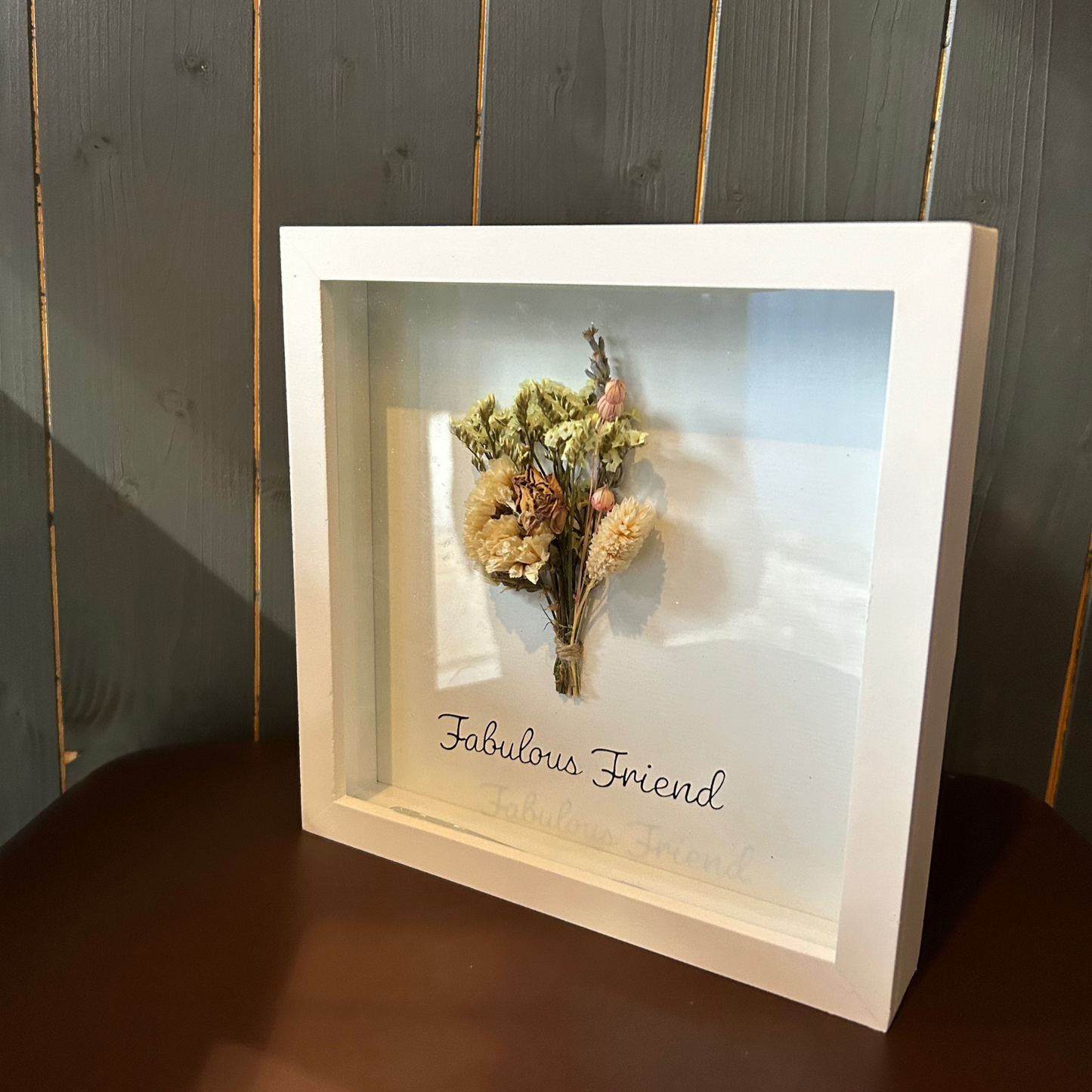 Dried Flowers in Frame - For a Fabulous Friend