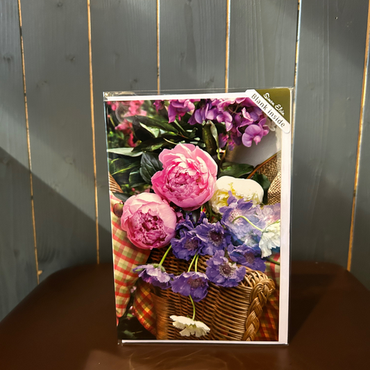 Plain Greeting Card - Floral Design